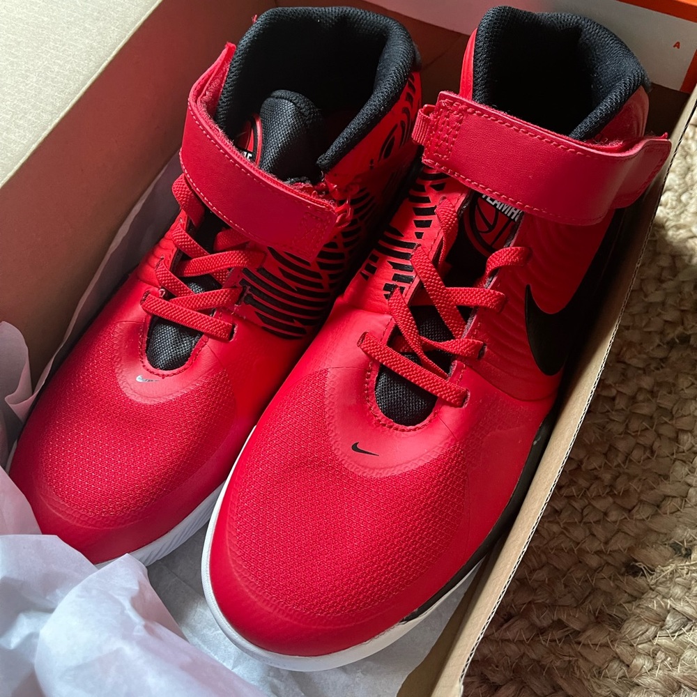 Red Nikes 6.5/US Big Kids.